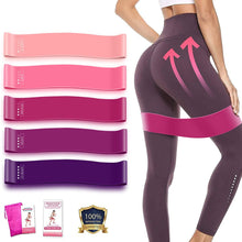 Load image into Gallery viewer, Training Fitness Exercise Gym Strength Resistance Loop Bands for Legs and Butt Pilates Sport Yoga Crossfit Workout Equipment
